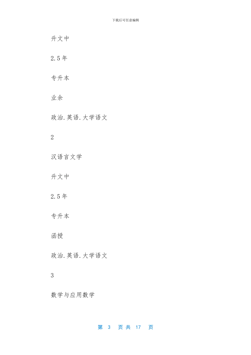 -商丘师范学院2024年录取分数线_第3页