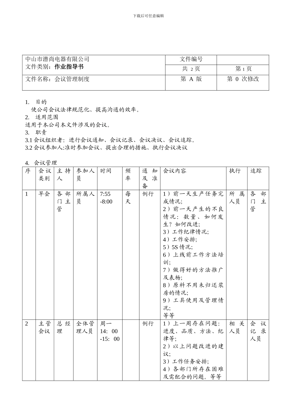 002会议管理制度_第1页