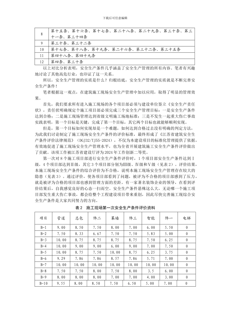 02浅析施工项目安全生产条件——李钢强_第2页