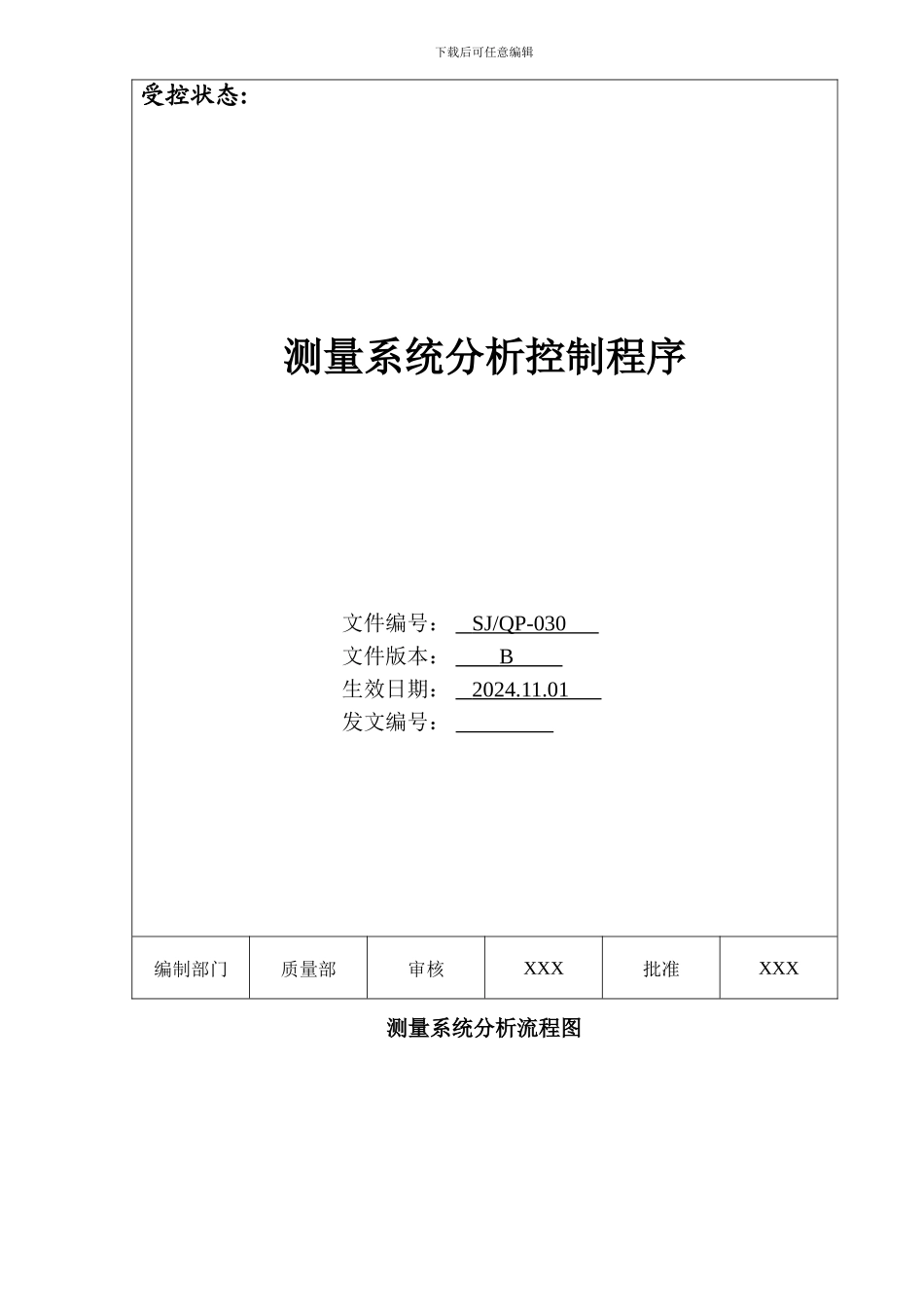 030-测量系统分析控制程序_第2页