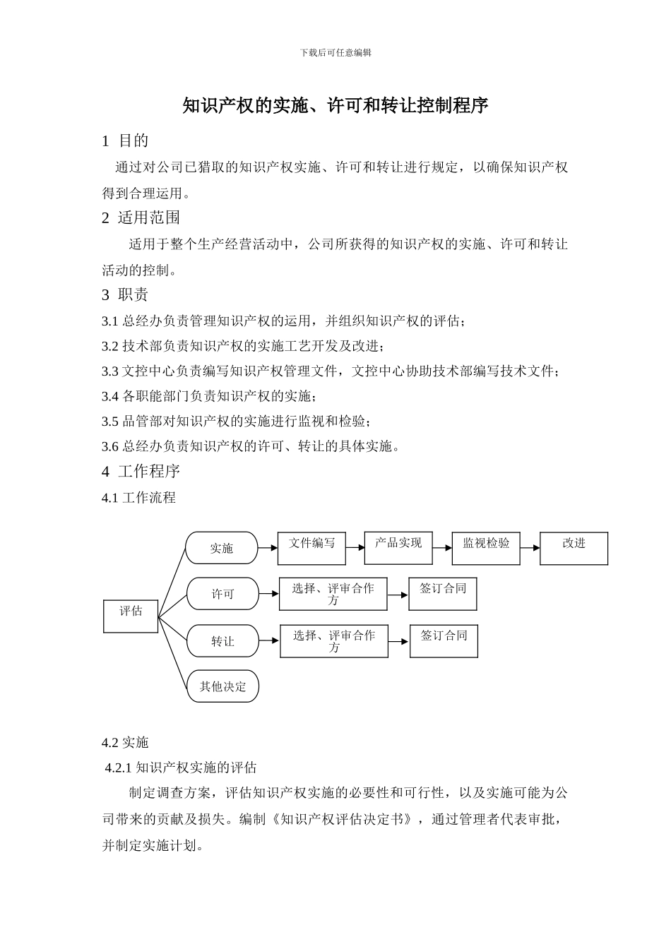 06-知识产权的实施、许可和转让控制程序_第1页