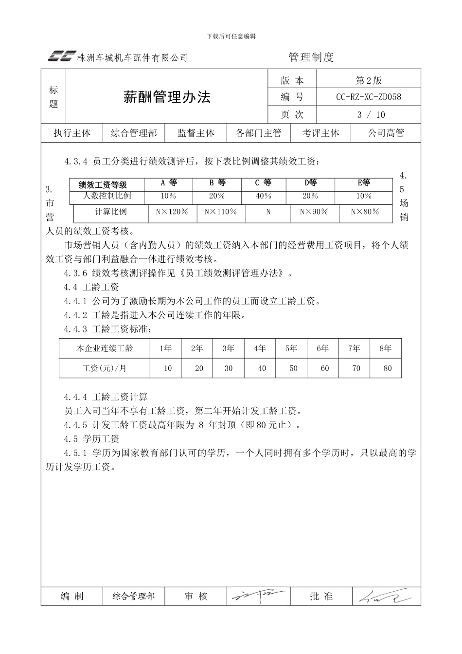 1-薪酬管理办法_第3页
