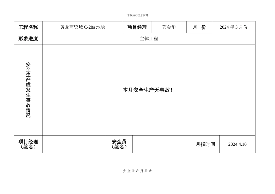 1.2.8---安全生产月报表_第2页