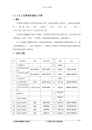 10.工艺管道施工方案