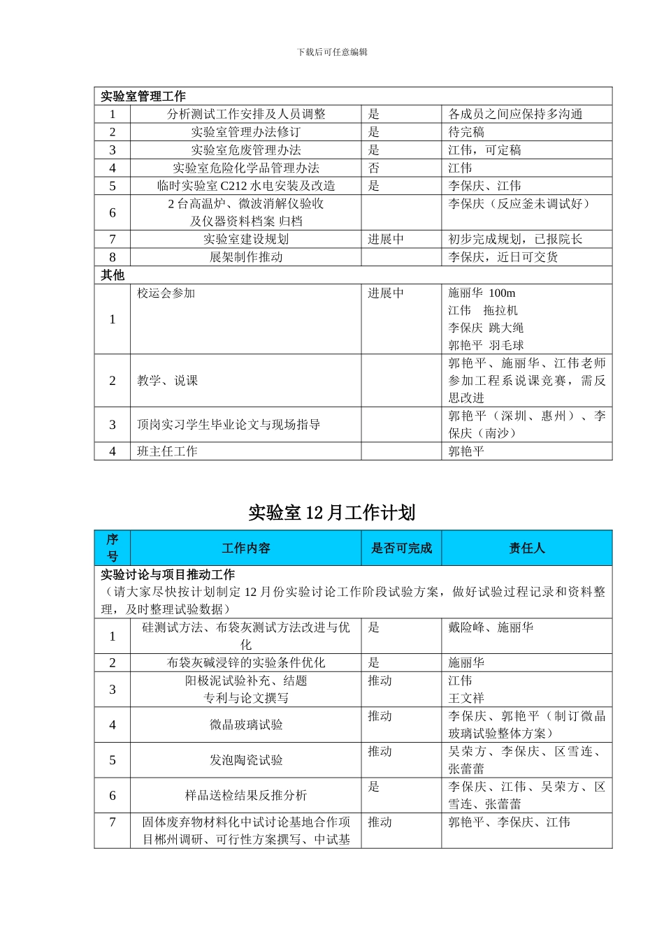 11月工作总结--12月工作计划-实验室_第2页