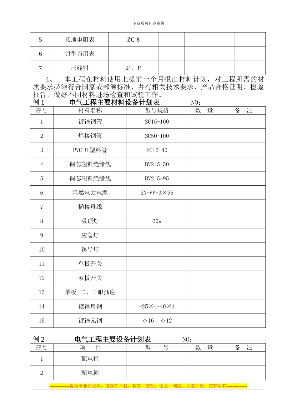12#电气施工方案_第3页