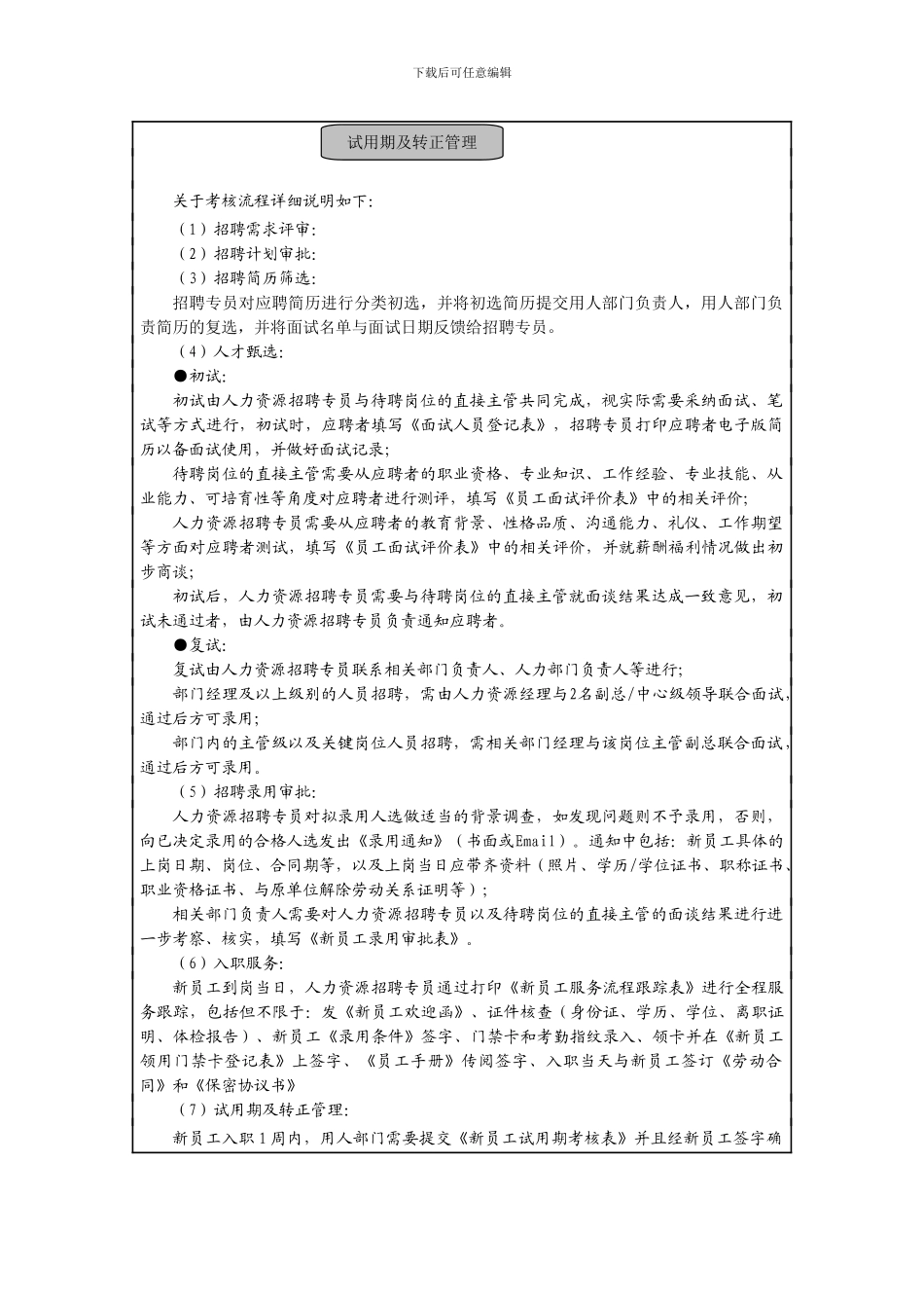 12-公司人员招聘管理制度_第2页