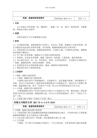 13-资源、能源消耗管理程序