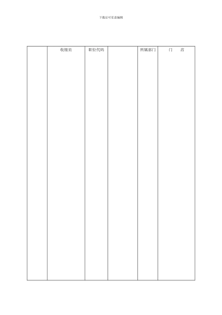 13.收银员工作职责