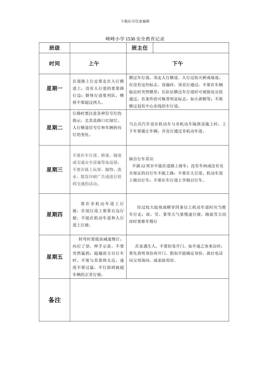 1530安全教育记录_第1页