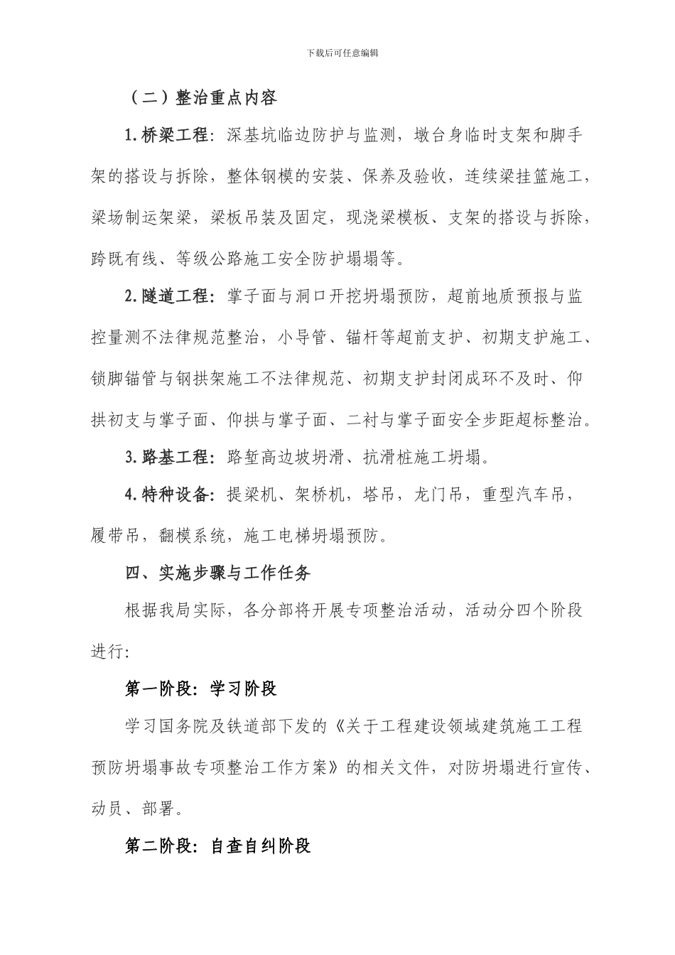 16局预防坍塌事故专项整治工作总结_第3页