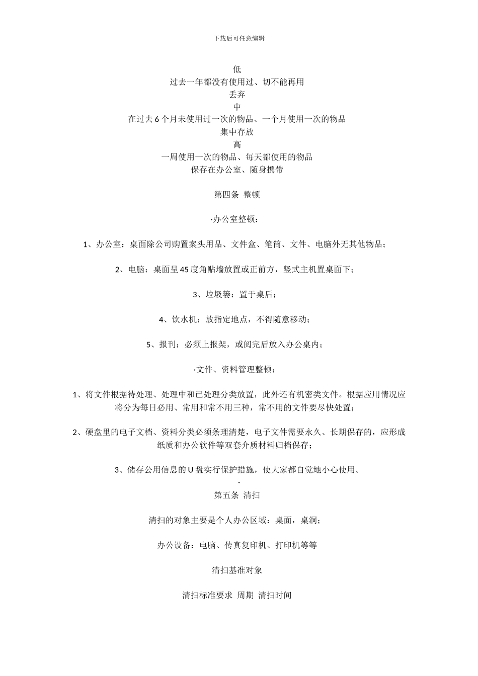 1954创意园5S管理制度方案_第2页