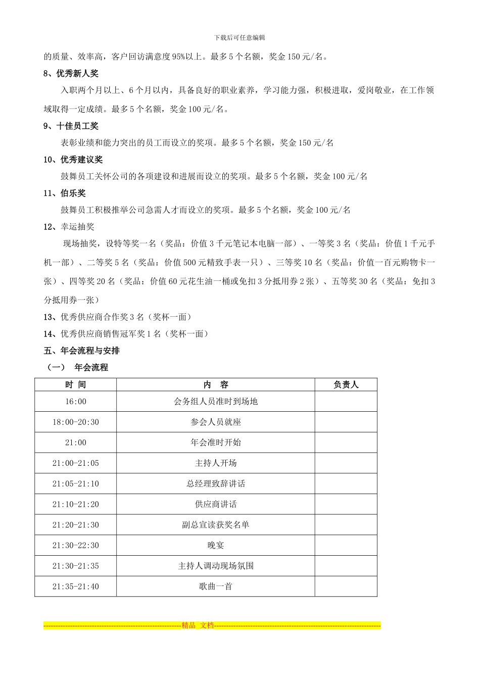 2012公司年会策划方案_第2页
