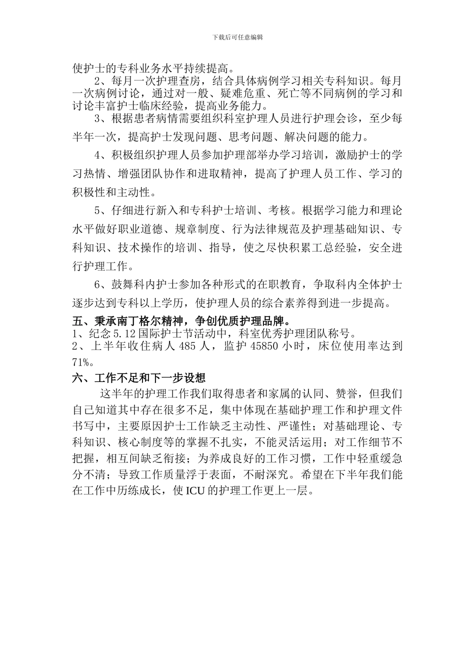 2015护理工作总结_第3页