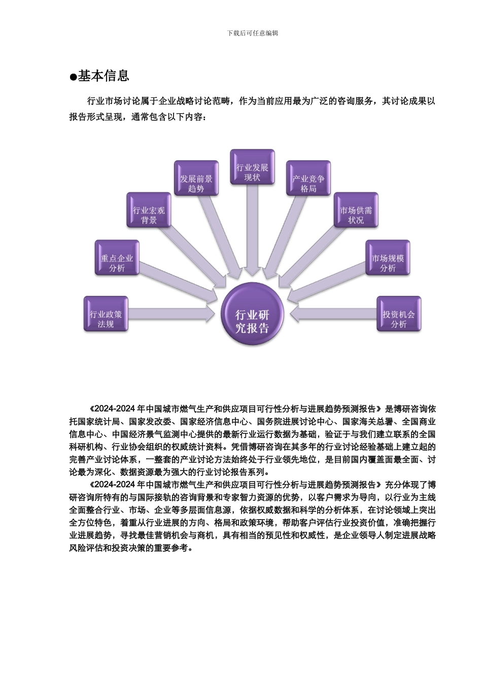2024-2024年中国城市燃气生产和供应项目可行性分析与发展趋势预测报告_第3页