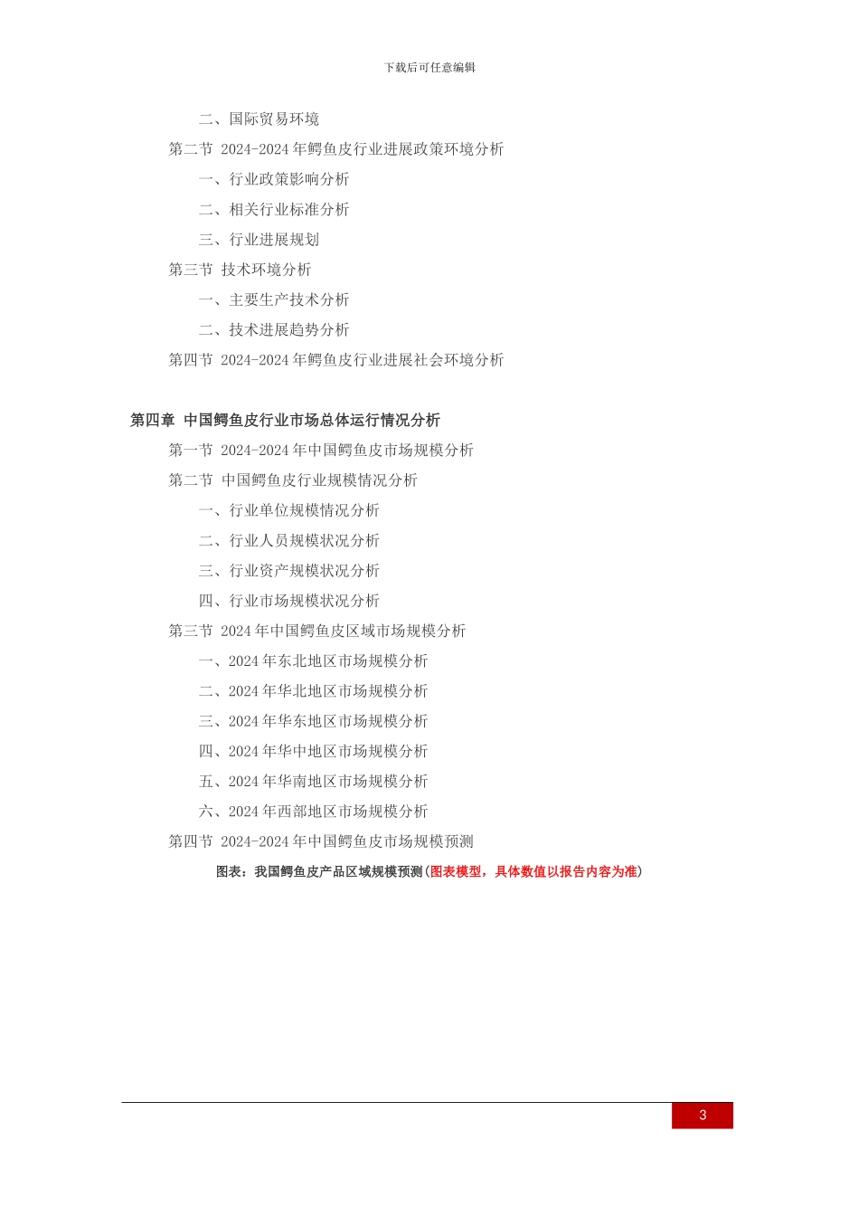 2024-2024年鳄鱼皮行业深度调查及发展前景研究报告_第3页