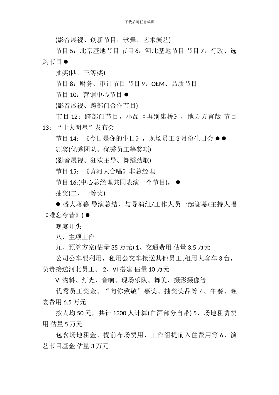 2024公司年会策划范文_第3页
