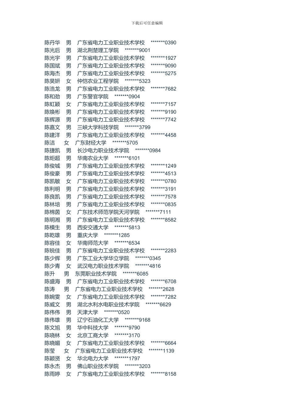 2024南方电网广东电网有限责任公司第二批高校毕业生录用公示_第2页