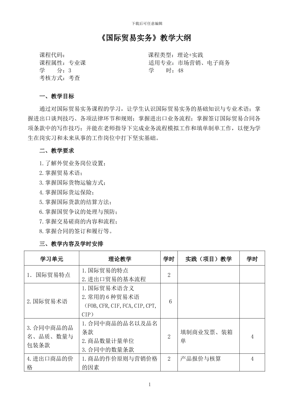2024国际贸易实务大纲_第2页
