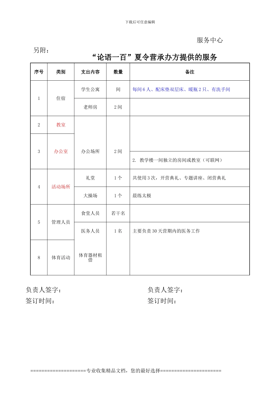 2024夏令营租赁合同_第3页