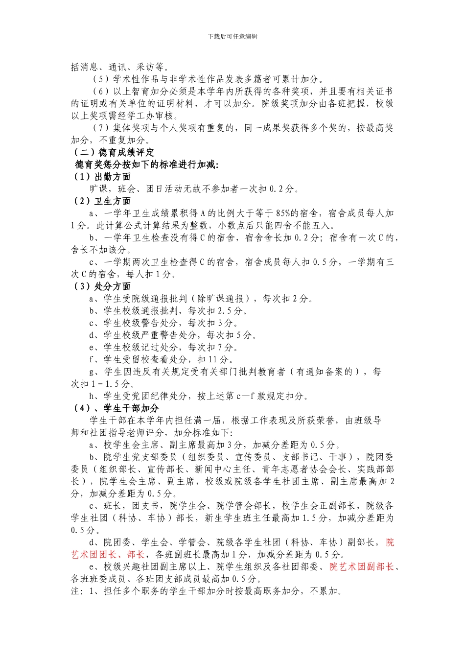 2024奖学金综合测评评定程序及办法_第3页