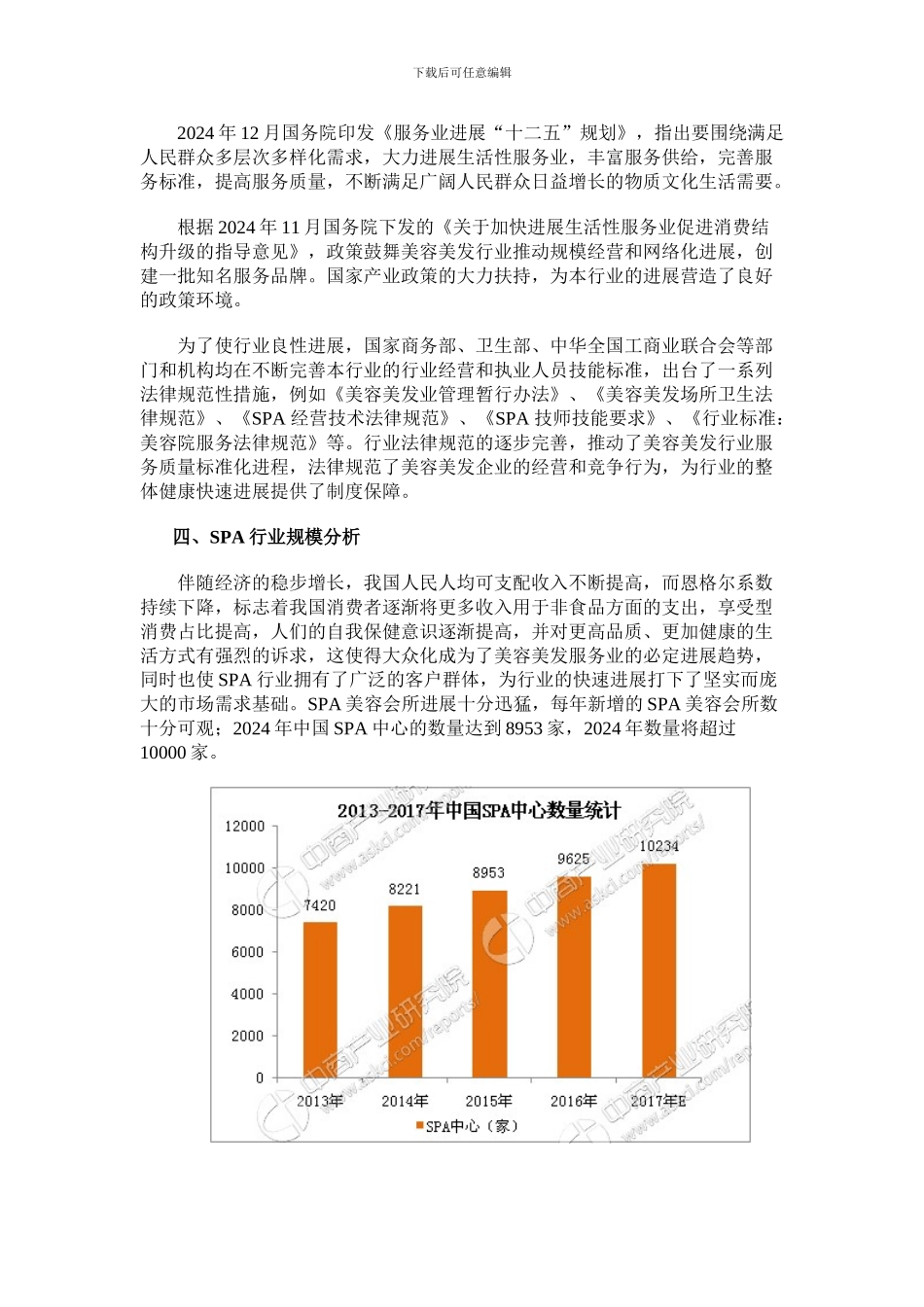 2024年中国SPA行业市场前景研究报告_第3页