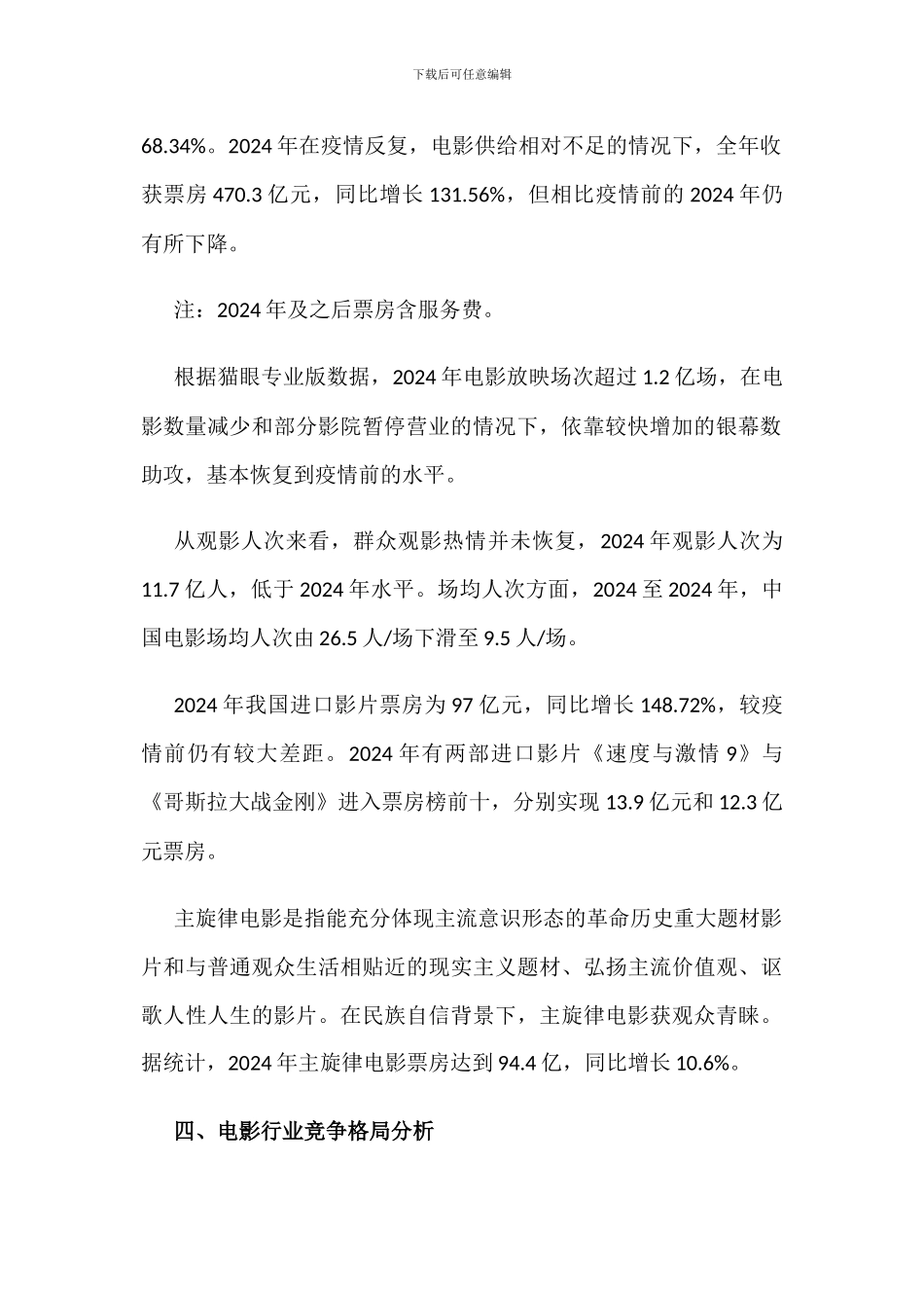 2024年中国电影行业发展现状分析_第2页