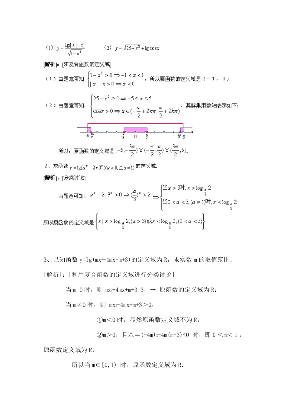 函数的定义域及求法讲解_第2页