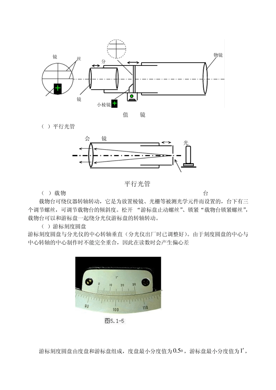 分光仪的调解与三棱镜顶角的测量_第2页