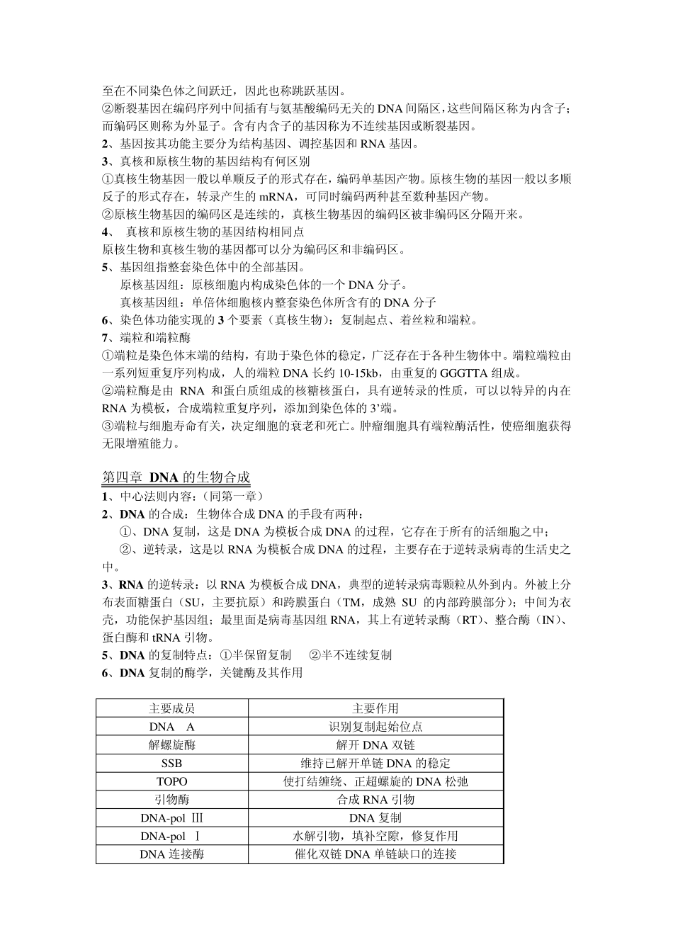 分子生物学总结_第2页