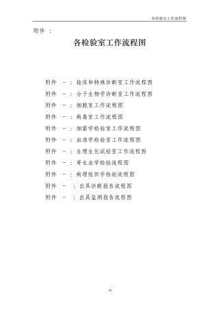 分子生物学诊断室检验流程图