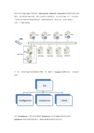 分布式K—V系统概述