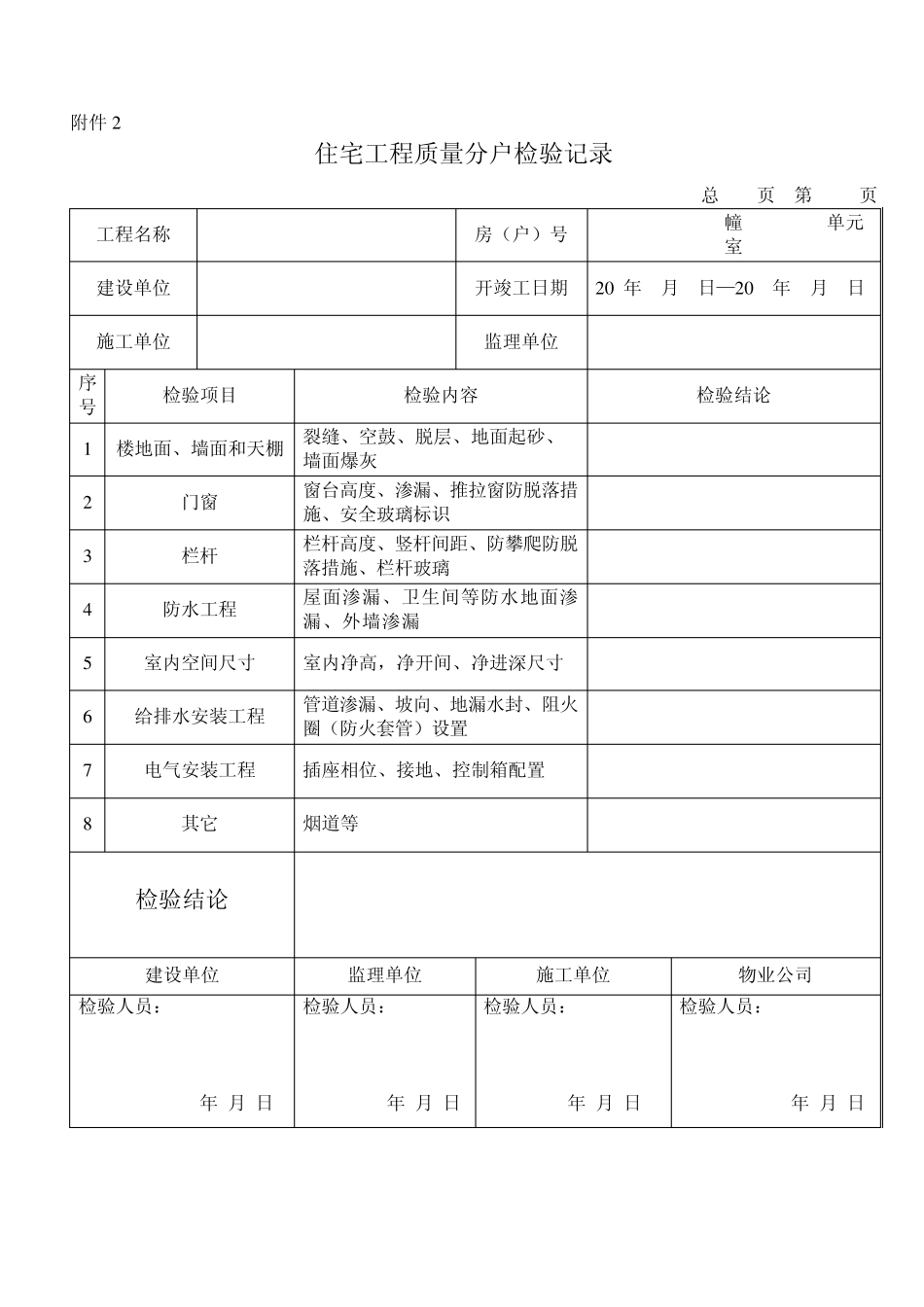 分户验收内容及要求_第3页