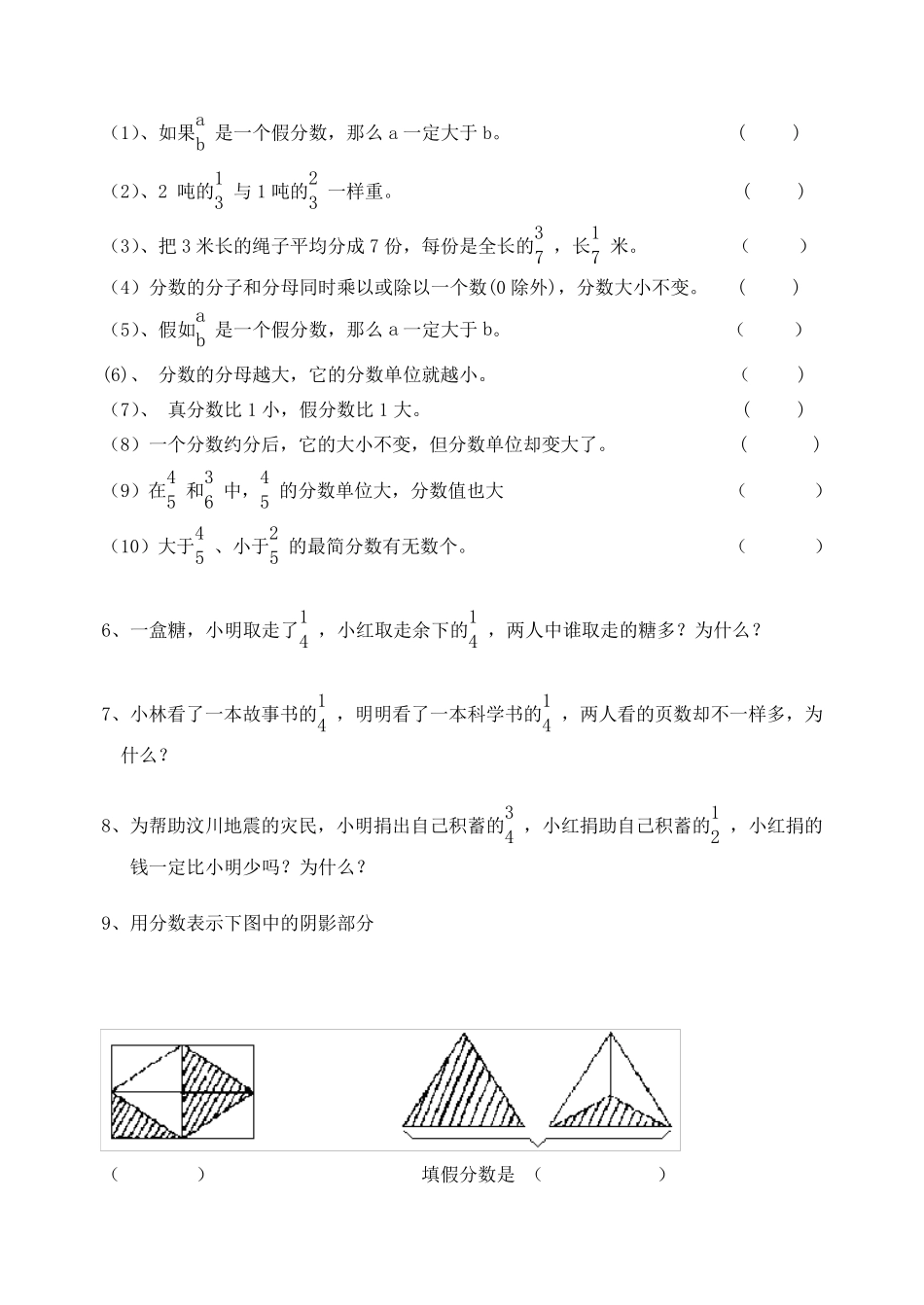 分数知识点梳理_第2页