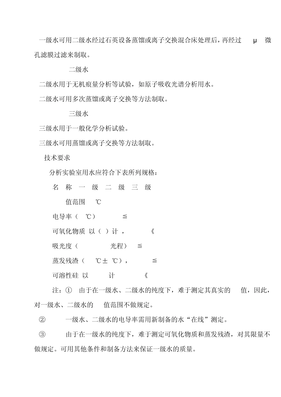 分析实验室用水规格和试验方法_第2页