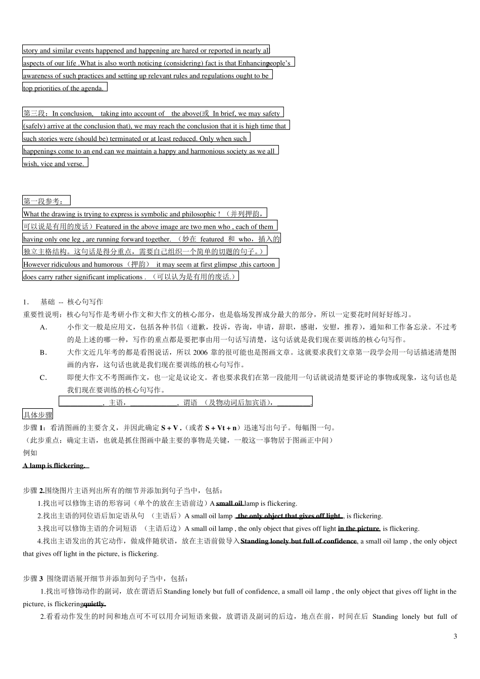 刘晓艳英语万能满分大作文模板考研英语高分作文模板_第3页