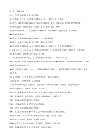 创业基础与实务