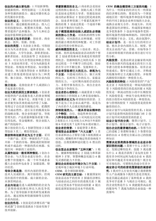 创业理论与实务