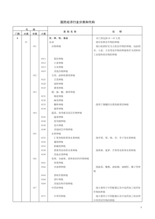 国民经济行业分类和代码GBT47542017