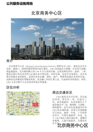 国贸CBD调研报告
