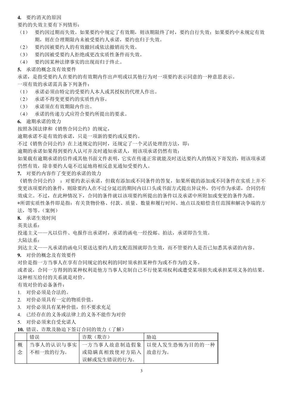 国际商法,期末复习资料_第3页