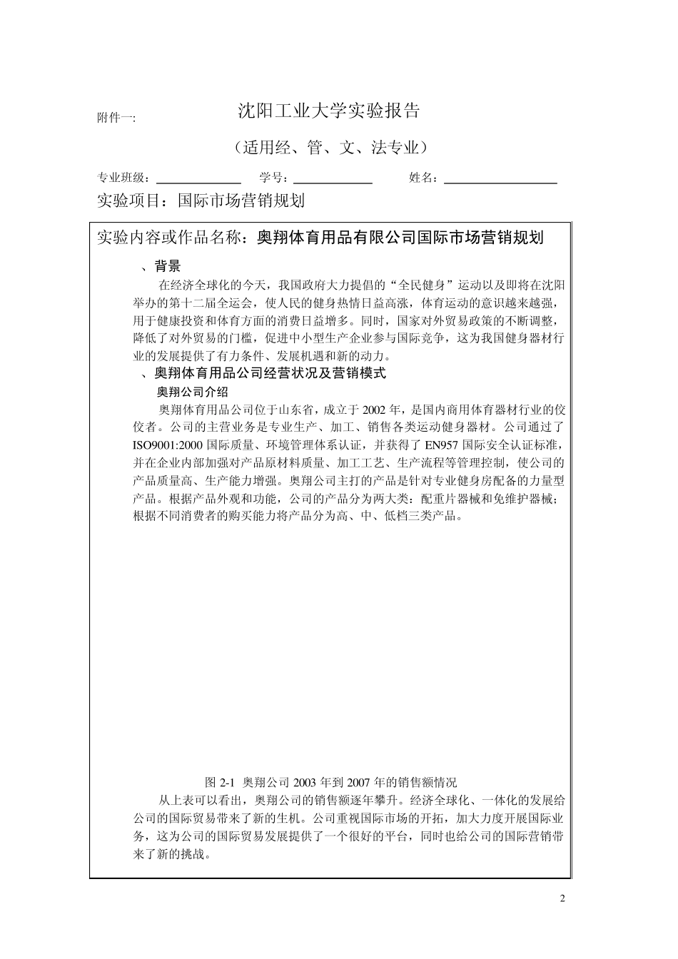 国际市场营销学实验报告_第3页