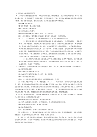 国际贸易保险习题1