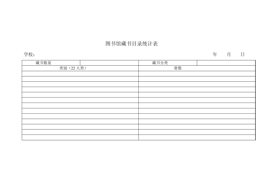 图书馆管理人员基本情况统计表_第2页