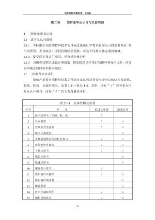 图纸送审及认可的有关规定