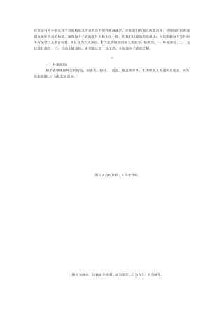 图解手表的构造及零件名称