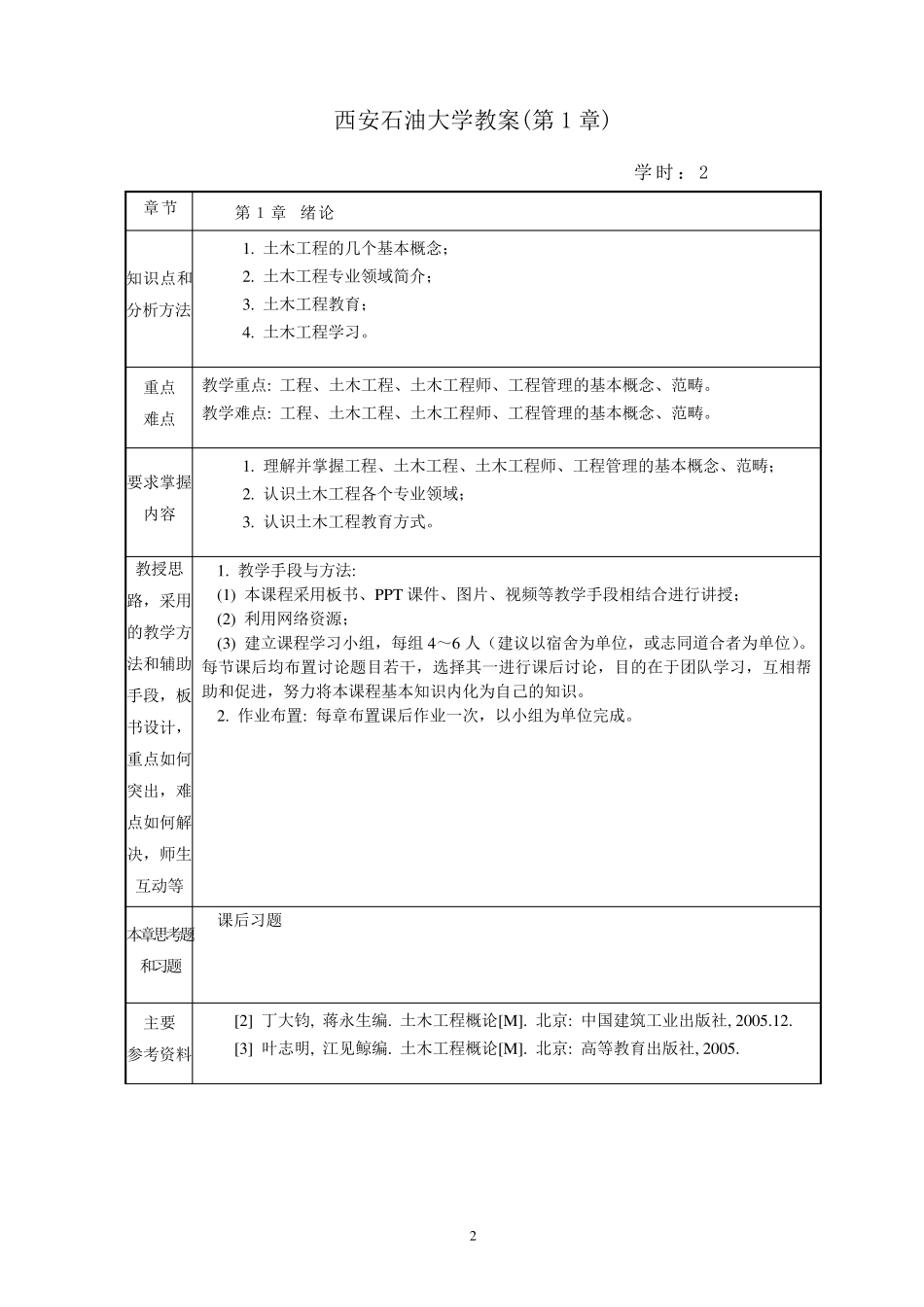 土木工程概论教案_第2页