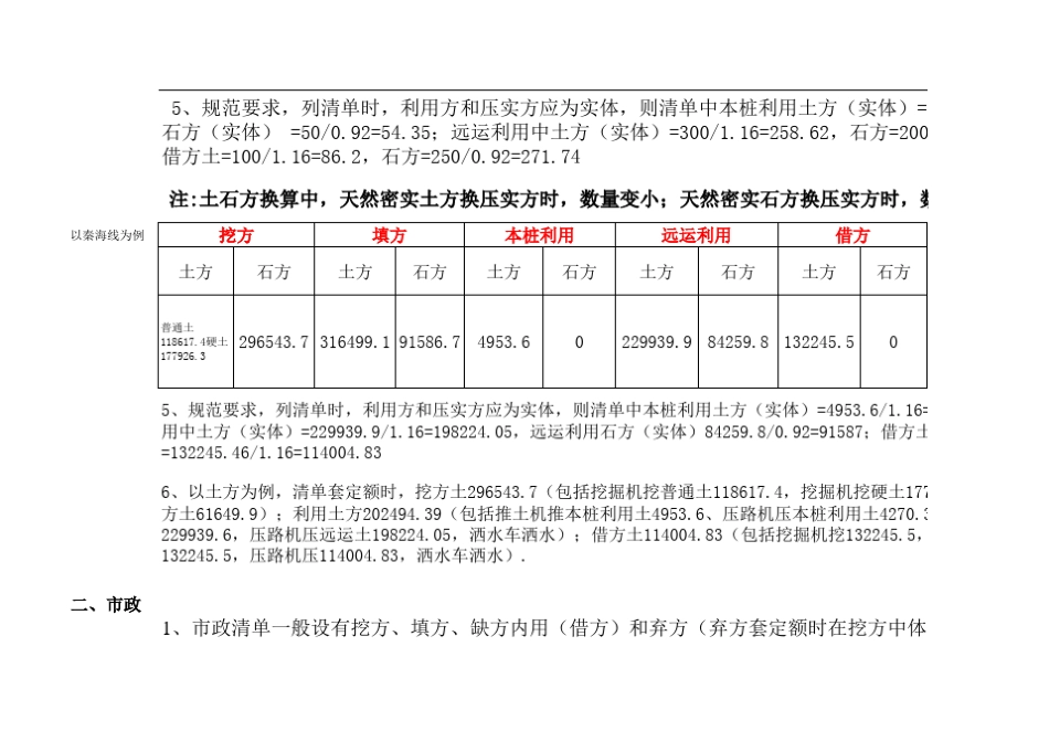 土石方计算表_第2页