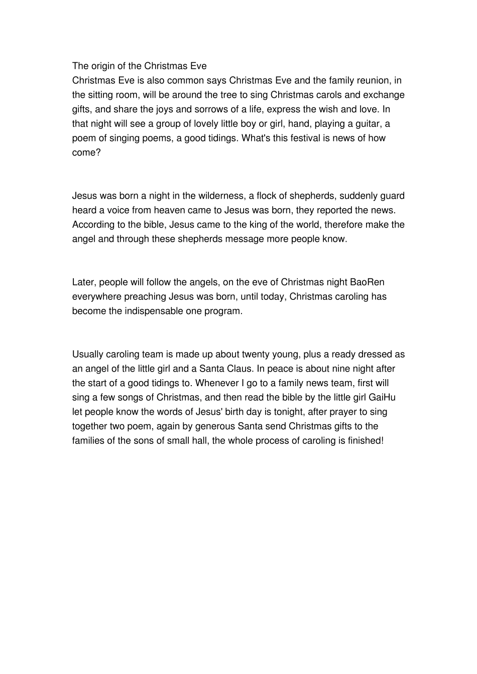 圣诞节中英文资料_第3页