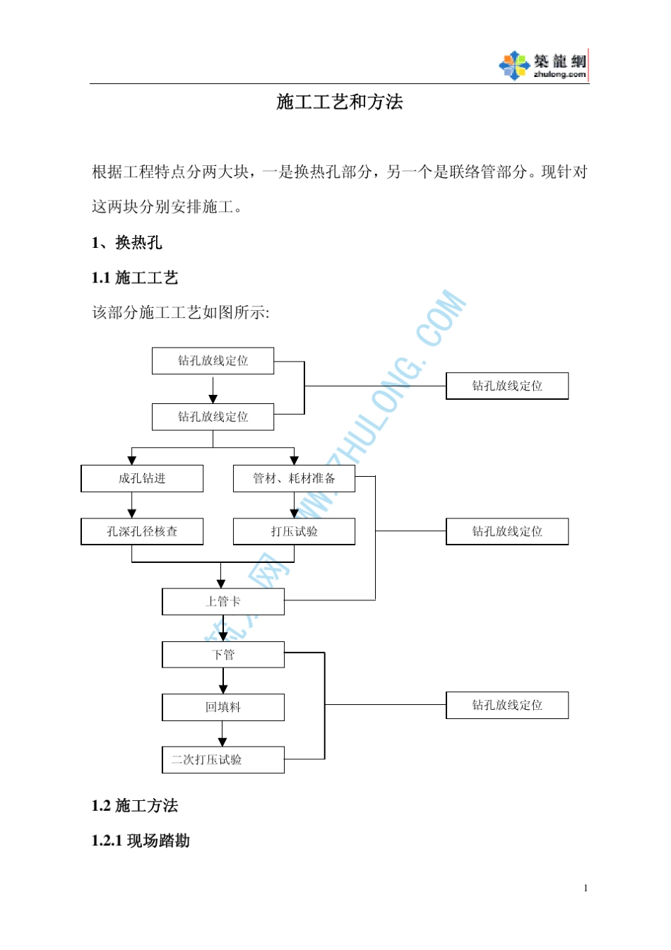 地埋管施工工艺和方法_第1页